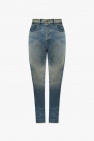 Fear Of God Essentials BLUE Distressed jeans