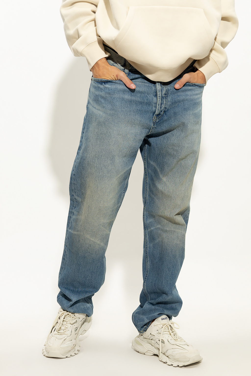 Moxie Knit Dress Distressed jeans