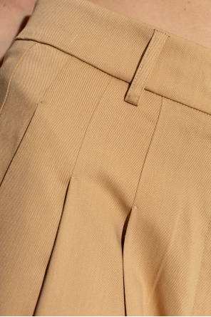 forte_forte Trousers with wool finish