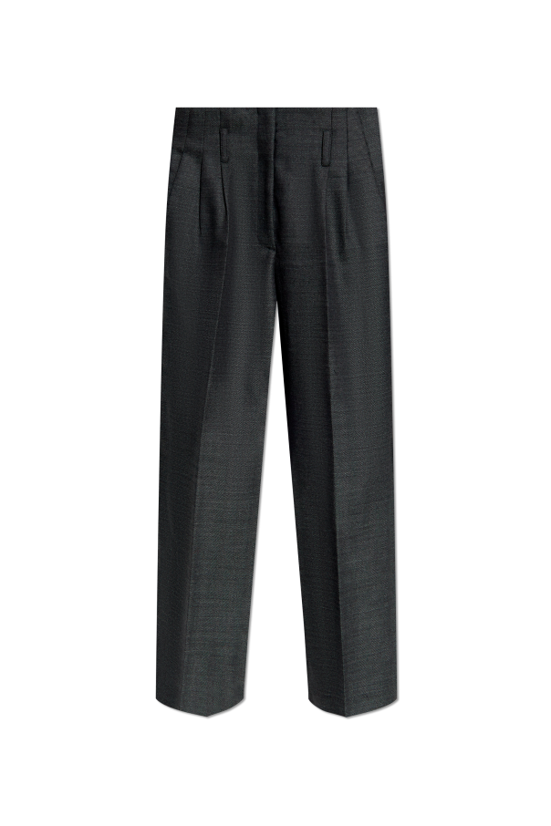 forte_forte Wool trousers with crease