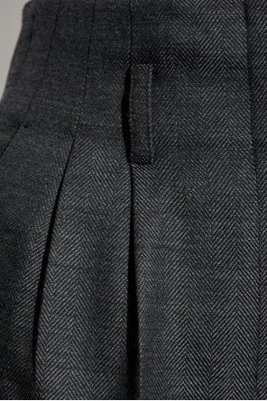 forte_forte Wool trousers with crease