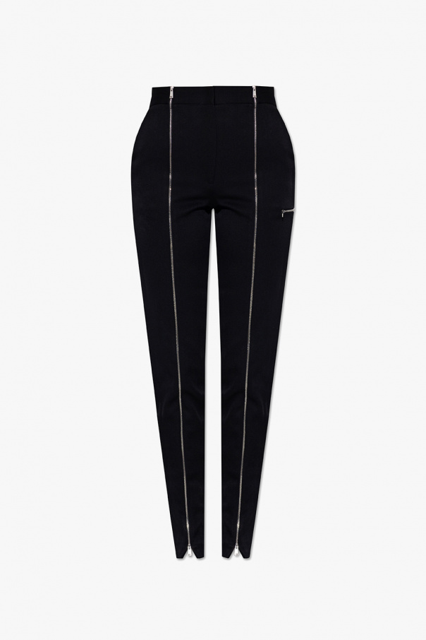 Victoria Beckham Wool trousers Reclaimed with zips