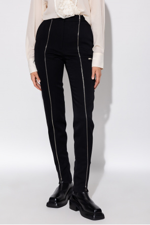 Victoria Beckham Wool London trousers with zips