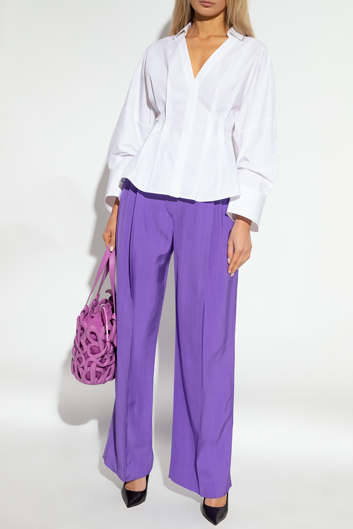 Victoria Beckham Pleat-front trousers