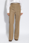 Victoria Beckham BROWN Creased Trousers