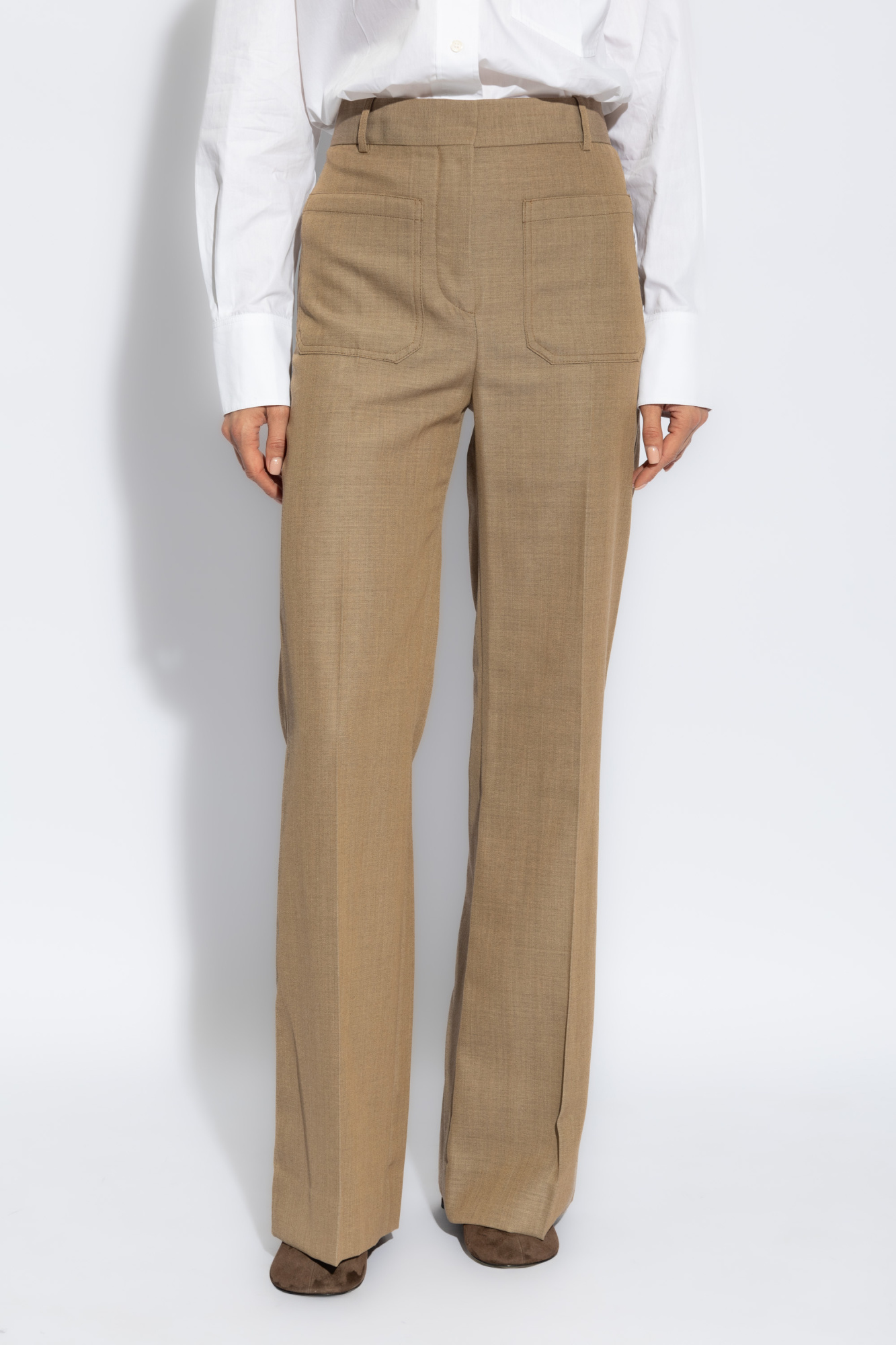 Victoria Beckham Creased calca trousers