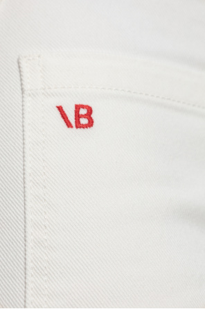 Victoria Beckham Jeansy z logo