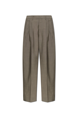 Pantalones de lana con pinzas