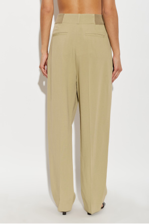Victoria Beckham Spodnie z zaszewkami
