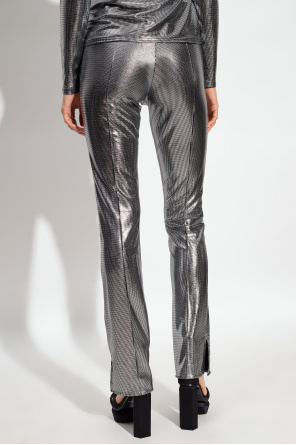 Notes Du Nord ‘Ivetta’ metallic trousers