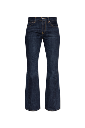 Jeans with flared legs