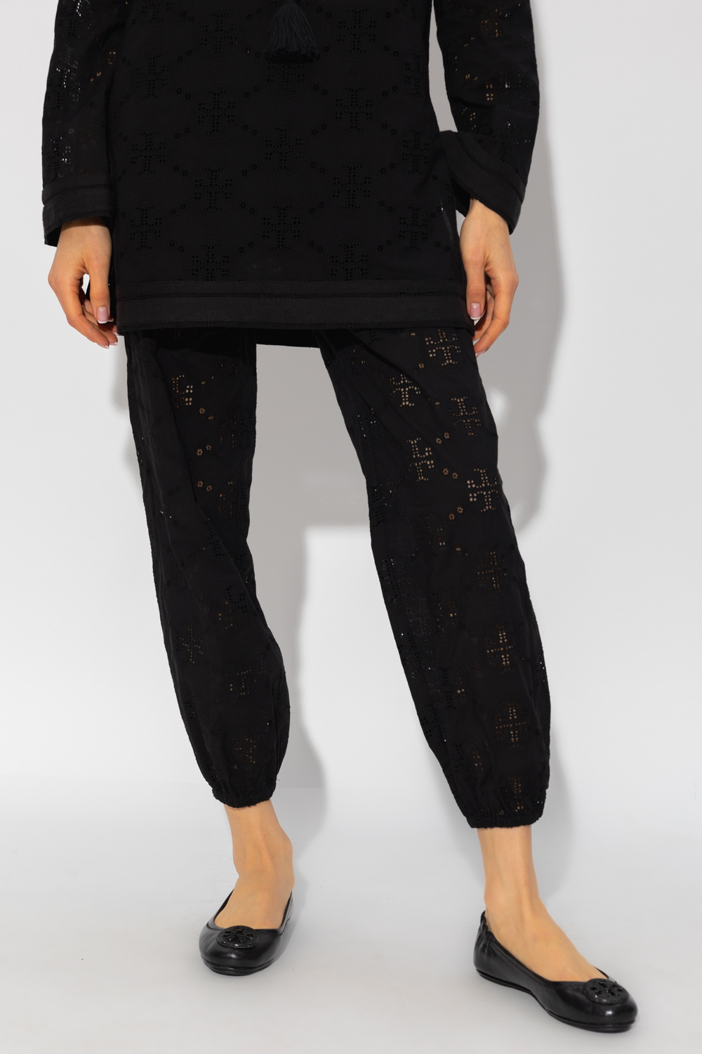 Tory Burch Openwork trousers