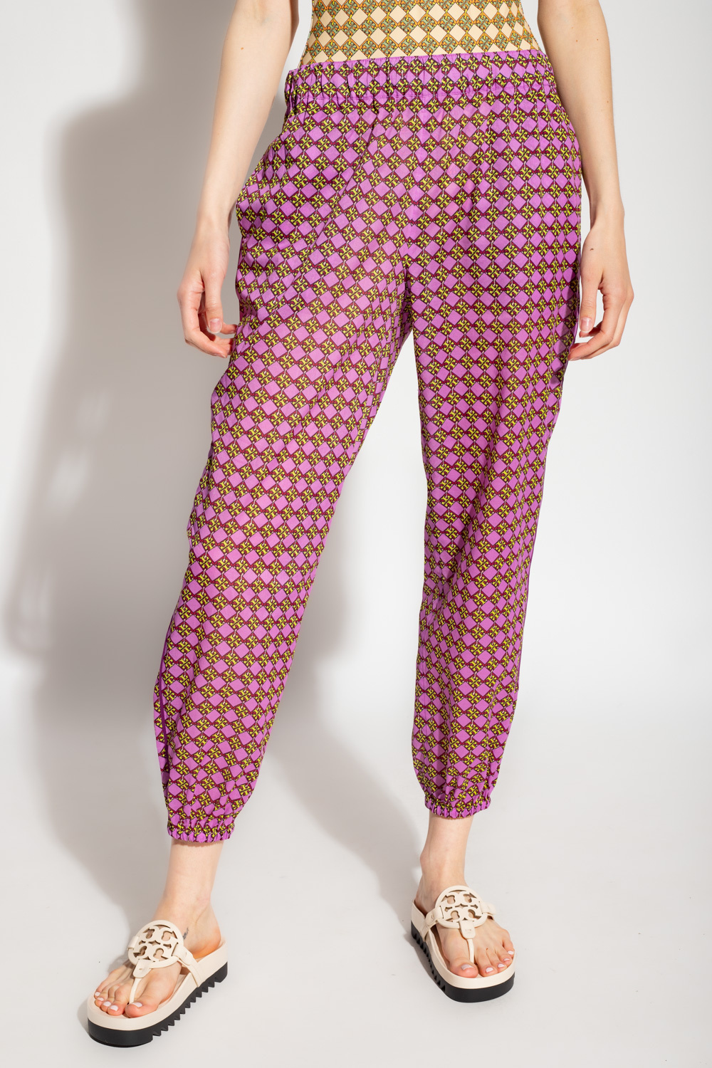Tory Burch Relaxed-fitting Tourist trousers