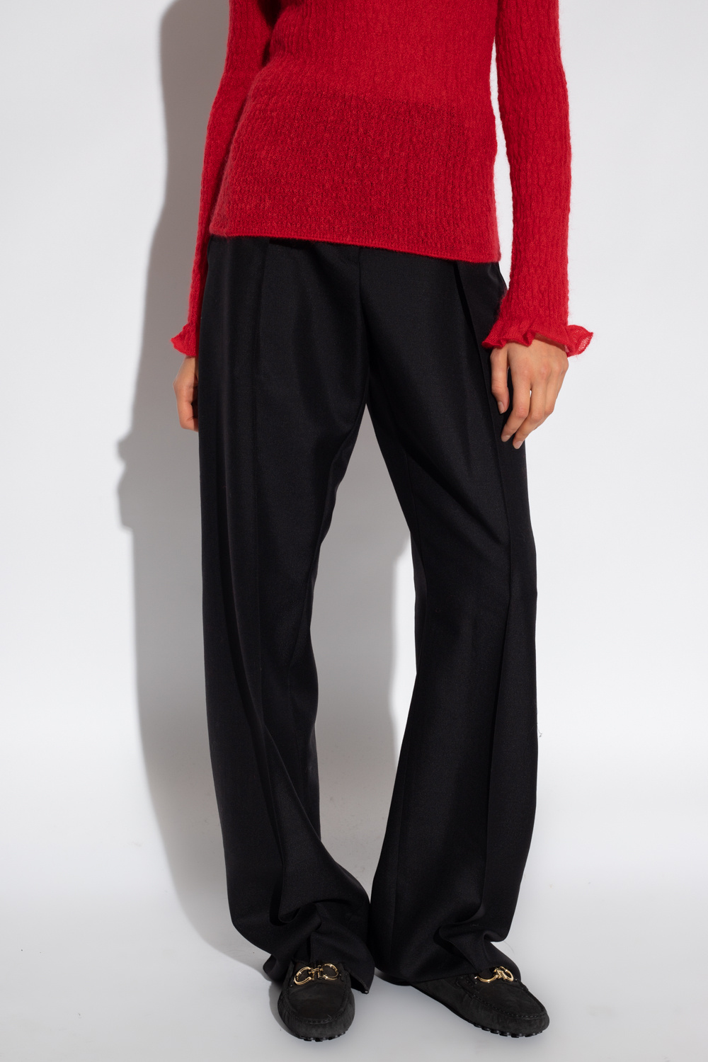 Salvatore Ferragamo Pleat-front trousers