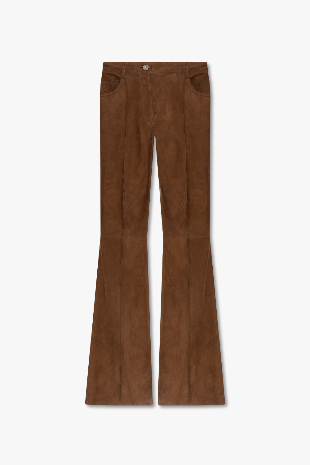 Brown Suede trousers FERRAGAMO - Vitkac Canada
