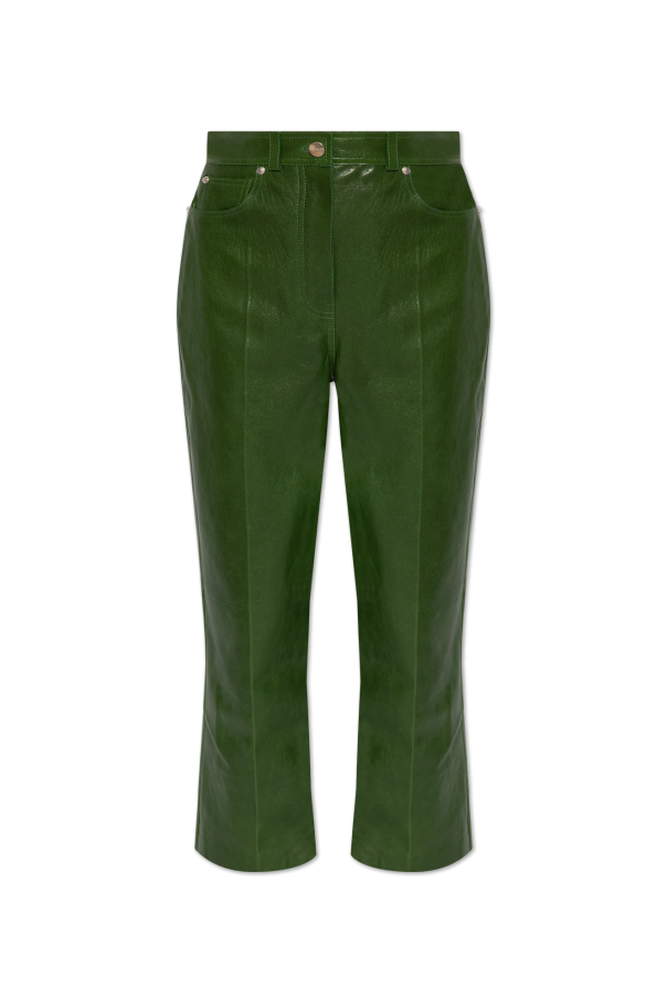 FERRAGAMO Leather pants by FERRAGAMO