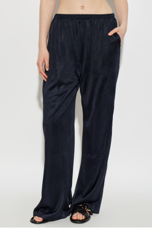FERRAGAMO Calças com fio de lurex