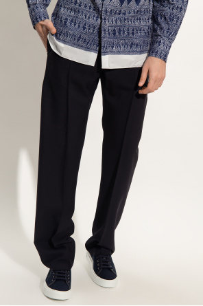 Salvatore Ferragamo Trousers with stitching details