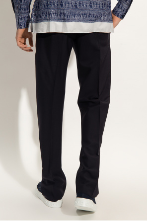FERRAGAMO Trousers with stitching details