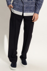 Salvatore Ferragamo Trousers with Balmain details