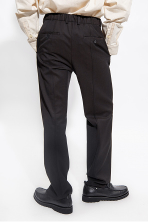FERRAGAMO Wool mini trousers