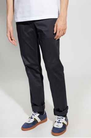 FERRAGAMO Cotton pleat-front KESIA trousers