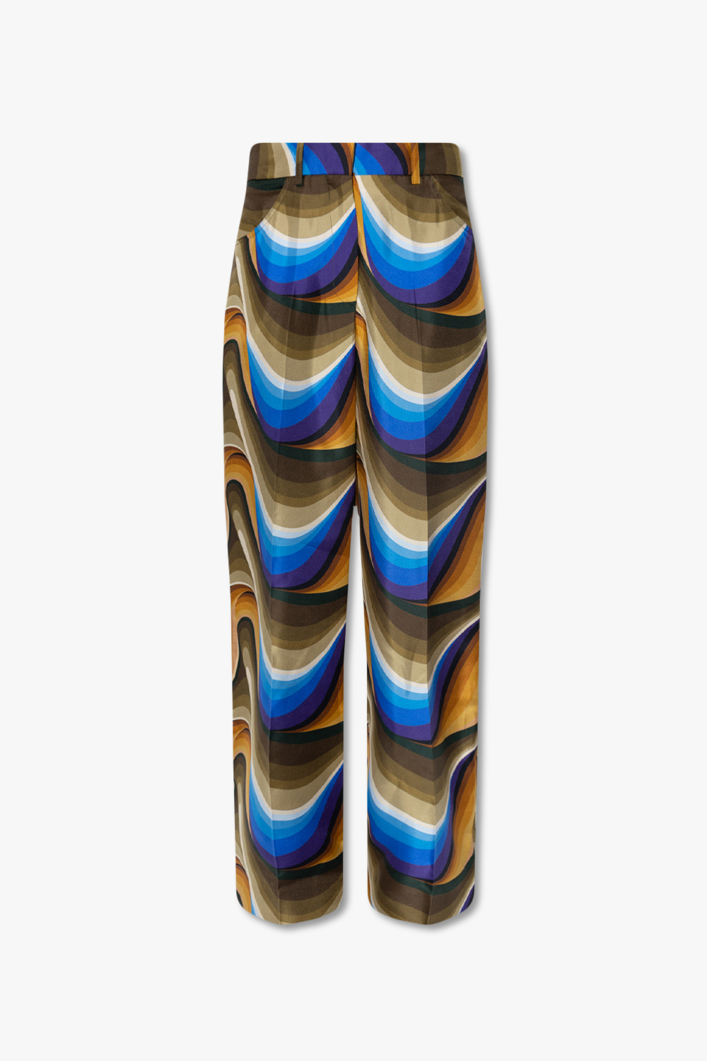 Victoria Beckham Patterned cad trousers