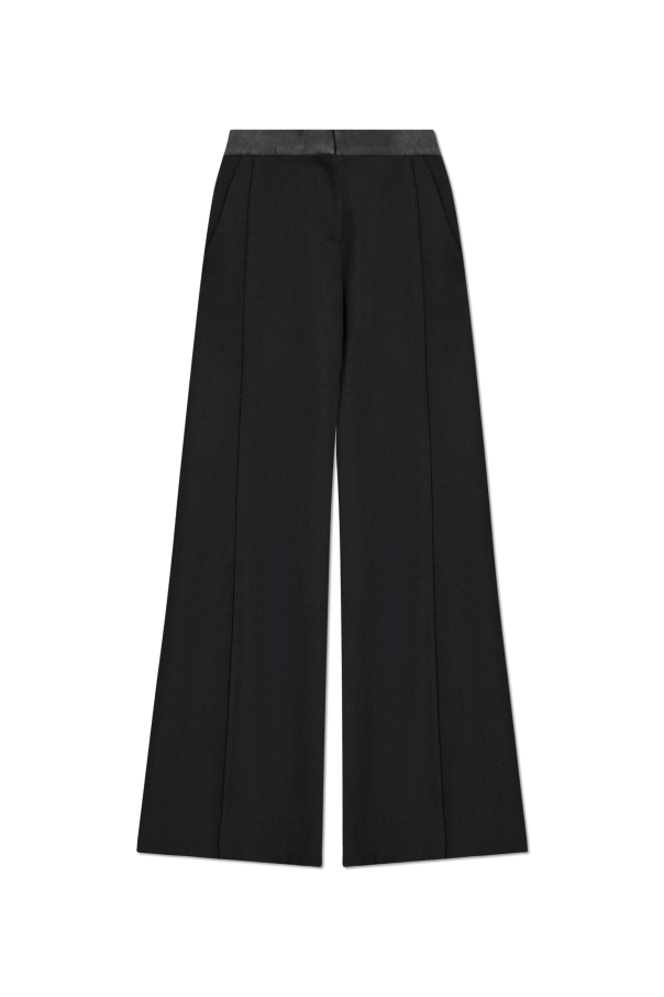 Victoria Beckham Trousers with satin waistband