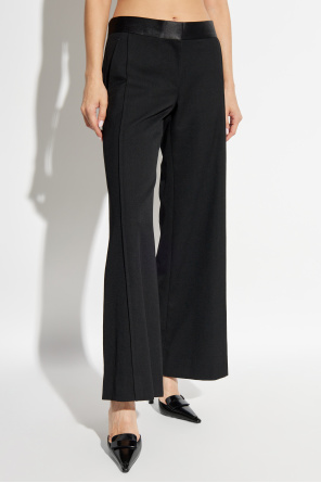 Victoria Beckham Trousers with satin waistband