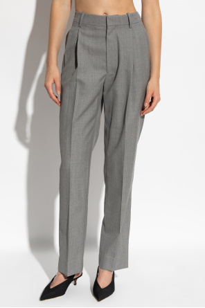 Victoria Beckham Wool trousers with pleats