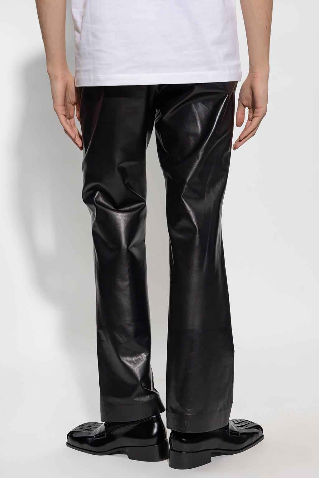 FERRAGAMO Leather trousers