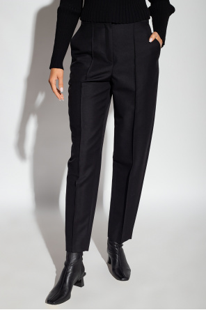 Tory Burch Wool pleat-front trousers