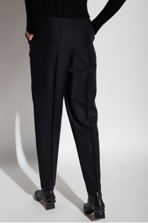 Tory Burch Wool pleat-front trousers