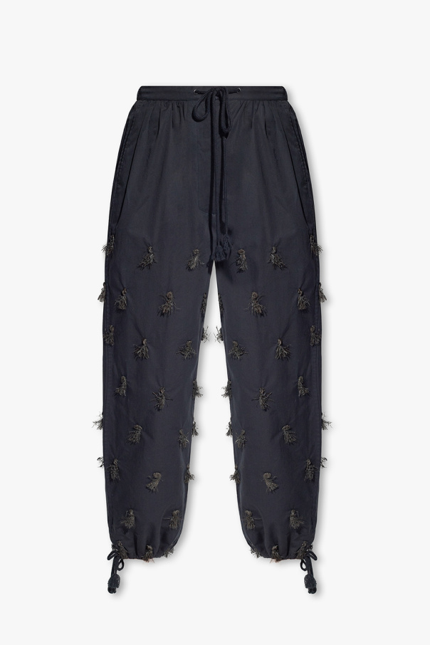 Tory Burch Relaxed-fitting lounge trousers