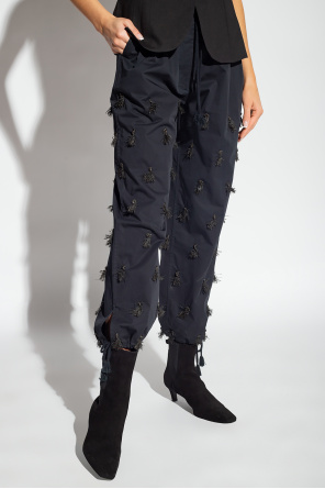 Tory Burch Relaxed-fitting mini trousers
