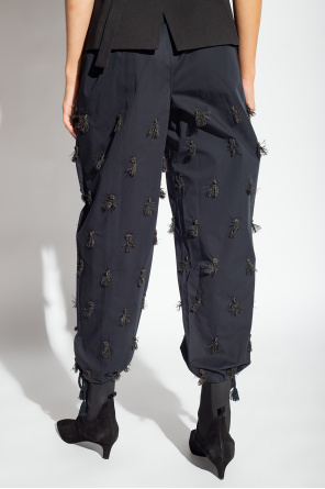 Tory Burch Relaxed-fitting mini trousers