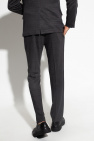Salvatore Ferragamo Wool and linen blend trousers