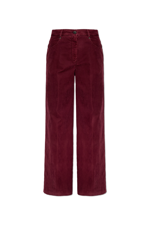 Trousers with a velvet finish od forte_forte