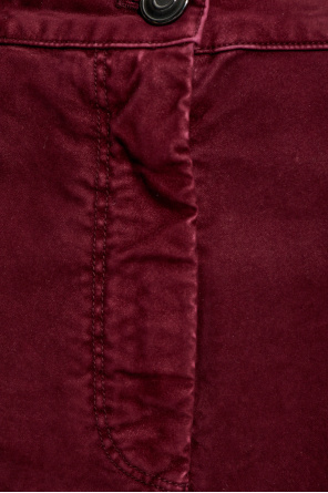 forte_forte Trousers with a velvet finish