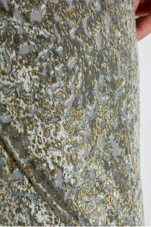 forte_forte Pantalones de terciopelo con hilo de lúrex