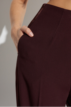 forte_forte Wide-leg pleated trousers