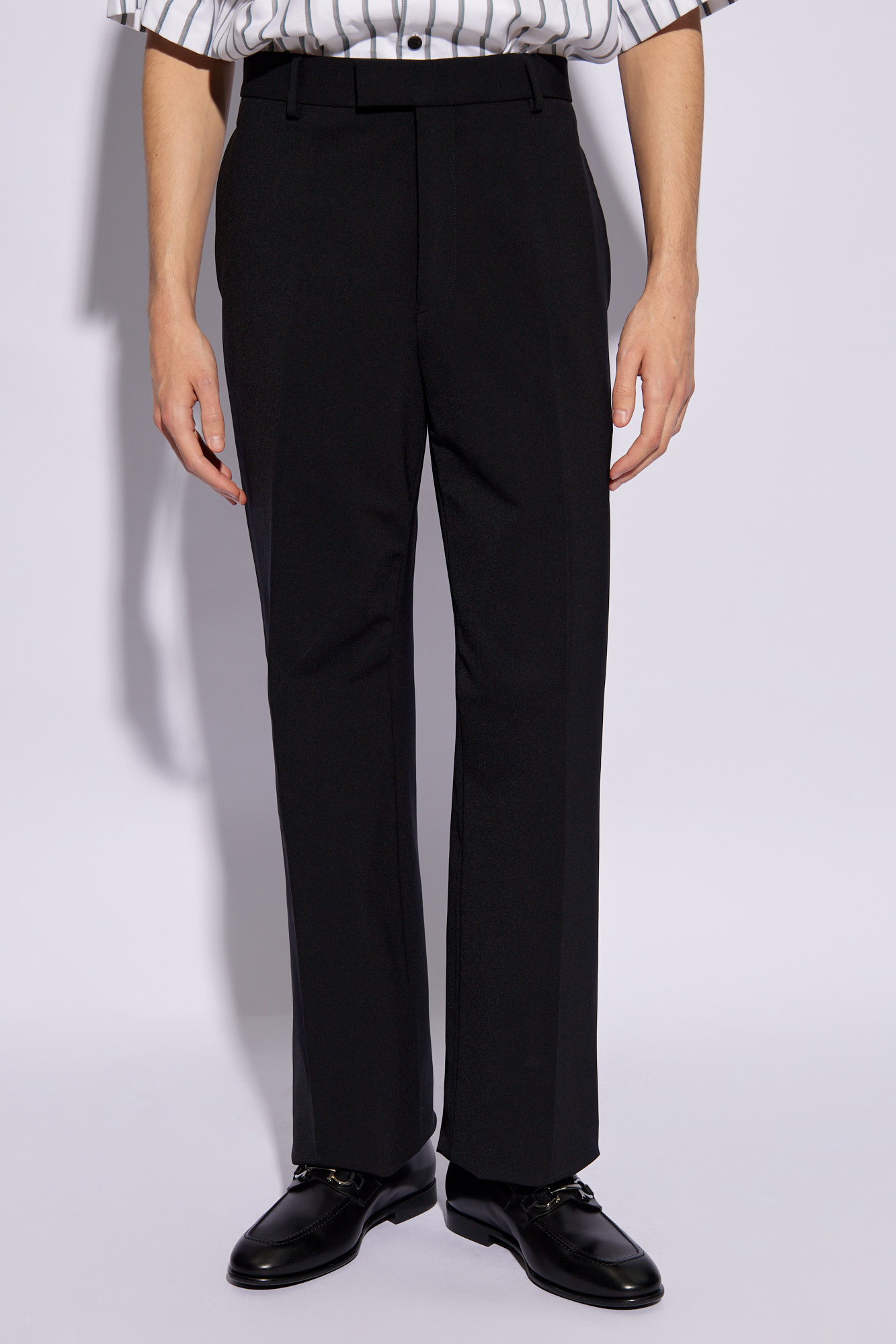 FERRAGAMO Pleat-front trousers