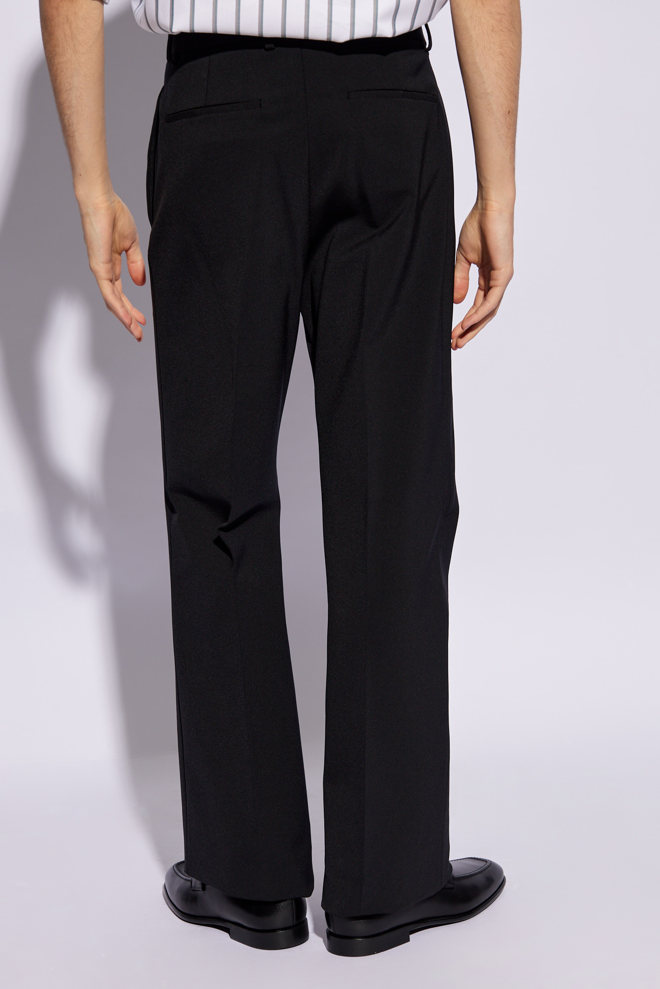 FERRAGAMO Pleat-front trousers