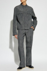 FERRAGAMO GREY Creased Trousers