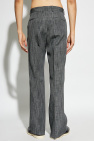 FERRAGAMO GREY Creased Trousers