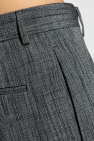 FERRAGAMO GREY Creased Trousers
