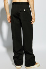 FERRAGAMO BLACK Creased trousers