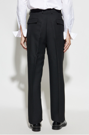 FERRAGAMO Wide-leg pleated trousers