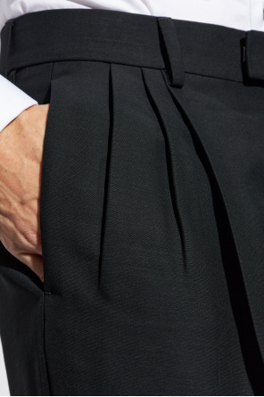 FERRAGAMO Wide-leg pleated trousers