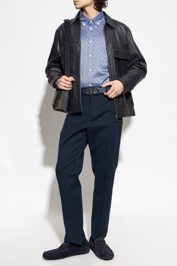 FERRAGAMO Pantalones de algodón